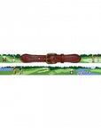 Smathers & Branson On The Links Golf Needlepoint Belt