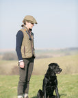 Glaze & Gordon Maxwell Quilted Tweed Gilet