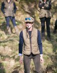 Glaze & Gordon Maxwell Quilted Tweed Gilet