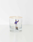 Pomegranate Jockeys Short Glass