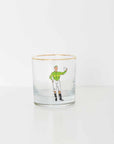 Pomegranate Jockeys Short Glass
