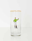 Pomegranate Jockeys Tall Glass