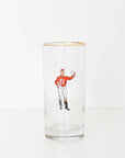 Pomegranate Jockeys Tall Glass