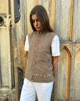 Peshawar Jackets Ladies Nehru – 100% Wool | Handcrafted in Pakistan