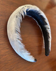 My Fancy Feathers Padded Florence Feather Alice Hair Band