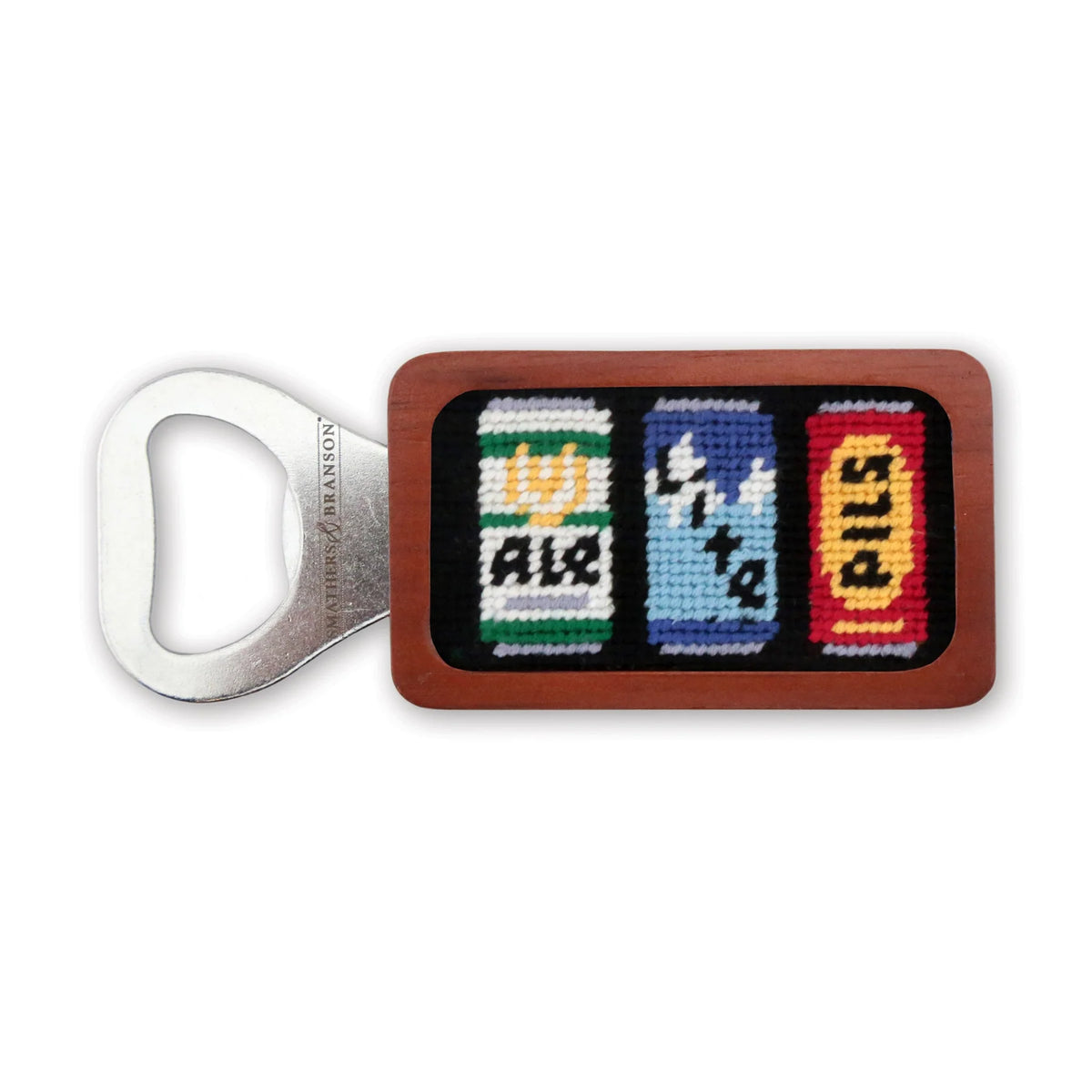 University of Georgia 2021 National Championship Needlepoint Bottle Opener by Smathers & Branson