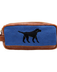 Smathers & Branson Black Labrador Needlepoint Toiletry Bag