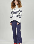 Hartwell White Stripe Doris Jumper