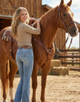 Goode Rider Equestrian Bootcut Jeans "Faded Blue"