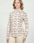 Hartwell Esther Red Hunting Quarter Zip Top