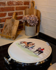Glaze & Gordon 'Well Met' Hob Cover (Aga tops) - Conversation