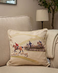 Glaze & Gordon 'The Hunt Jump' Square Cushion