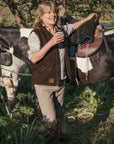 Outback Unisex Waterproof Oilskin Gilet - The Sawbuck