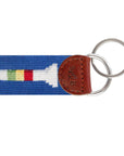 Smathers & Branson Golf Tees Needlepoint Key Fob