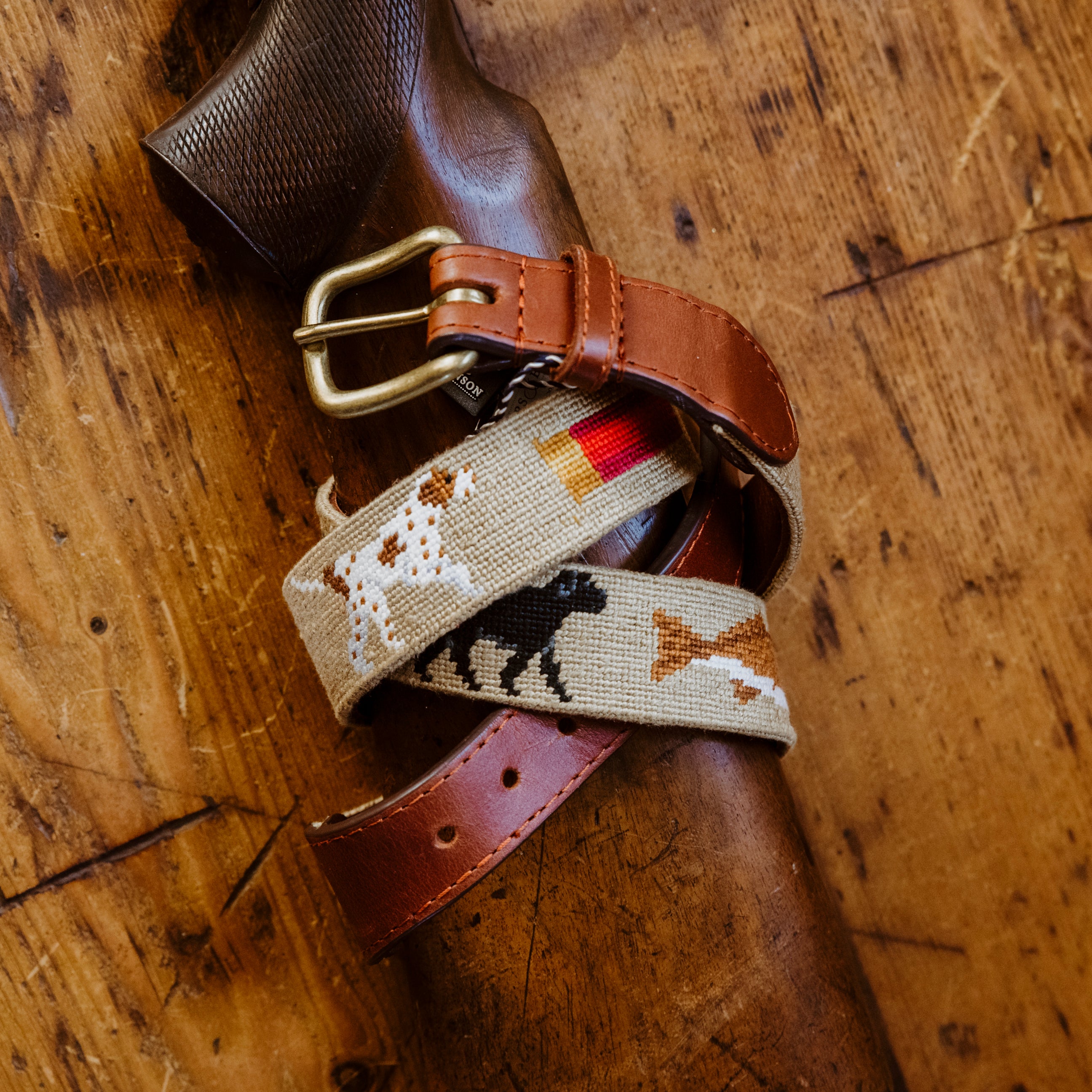 Southern Sportsman Children's Needlepoint Belt main image 0