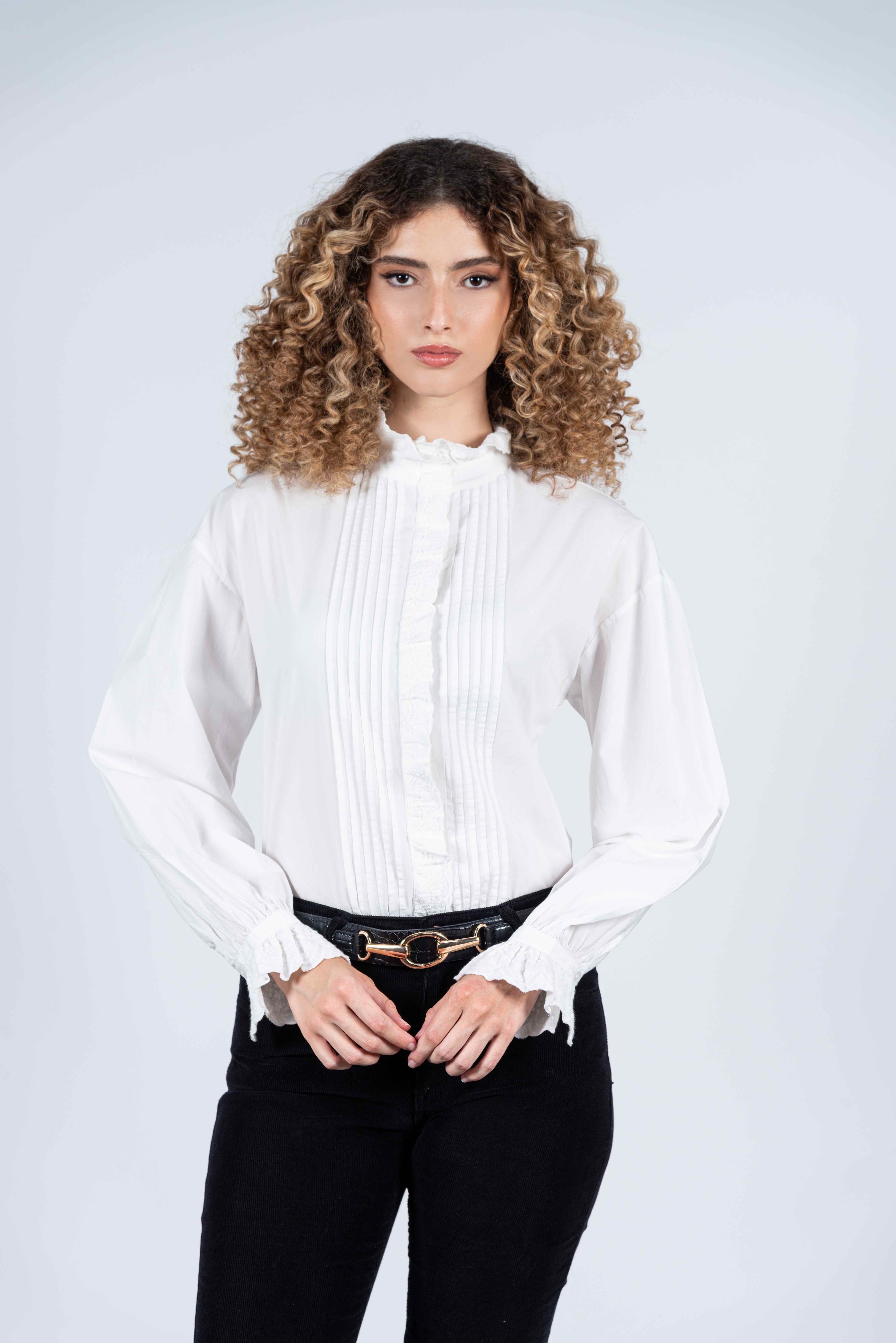 Hartwell Hilla White Blouse – Glaze & Gordon