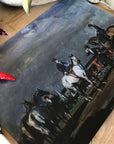 Isabel Scott x Munnings 'Why Weren't You Out Yesterday' Glass Work Top Saver