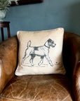 Isabel Scott x Cecil Aldin "Tatters" Square Cushion