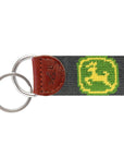 Smathers & Branson John Deere Needlepoint Key Fob
