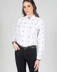 Hartwell Layla Stags Head Needlecord Shirt