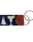 Smathers & Branson Margarita Needlepoint Key Fob