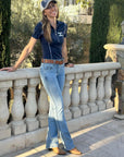 Goode Rider Equestrian Bootcut Jeans "Faded Blue"
