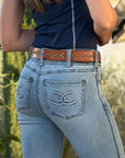 Goode Rider Equestrian Bootcut Jeans "Faded Blue"