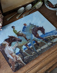 Isabel Scott x Frederic Whiting 'The Morning Ride' Glass Worktop Saver