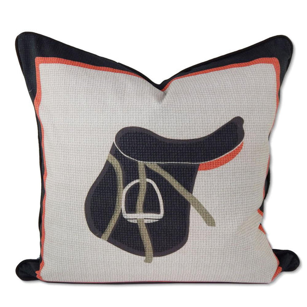 Pomegranate Throw Pillow Cover - Saddle