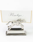 Pomegranate Jockey Silver Place Card Holders