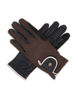 Sixteen Cypress Leather & Mesh Riding Gloves