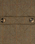 Glaze & Gordon Maxwell Quilted Tweed Gilet