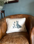 Isabel Scott x Cecil Aldin "Two Scamps" Zipped Cushion