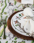 Pomegranate Jockey Silver Napkin Rings