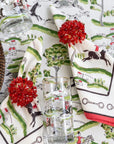 Pomegranate Set of 4 Cotton Napkins – Hunt Scene