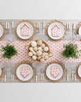 Pomegranate India Hicks Table Runner - Carnation Blush