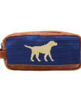 Smathers & Branson Yellow Labrador Needlepoint Toiletry Bag