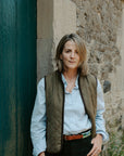 Glaze & Gordon Maxwell Quilted Tweed Gilet