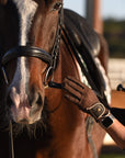 Sixteen Cypress Leather & Mesh Riding Gloves