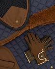 Sixteen Cypress Leather & Mesh Riding Gloves