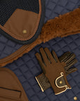 Sixteen Cypress Leather & Mesh Riding Gloves