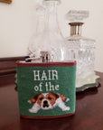 Smathers & Branson Hair of the Dog Needlepoint Hip Flask