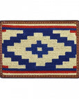 Smathers & Branson Gaucho Rojo Needlepoint Card Wallet