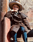 Outback Kids Long Oilskin Coat - The Kids Duster