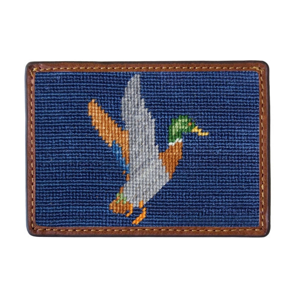 Smathers & Branson Mallard Needlepoint Card Wallet – Glaze & Gordon
