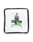 Pomegranate Derby Winner Embroidered Cocktail Napkins Set of 6