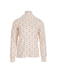 Ginger & Jardine X Glaze & Gordon Ruth Buchanan Collection 'The Hounds' Cosy Stock Shirt