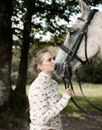 Ginger & Jardine X Glaze & Gordon Ruth Buchanan Collection 'The Hunt Jump' Cosy Stock Shirt