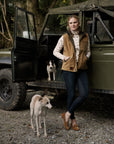Ginger & Jardine X Glaze & Gordon Ruth Buchanan Collection 'The Hunt Jump' Cosy Roll Neck