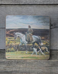 Isabel Scott x Munnings "Lady Munnings Riding a Grey Hunter, Side-Saddle on Exmoor" Placemat